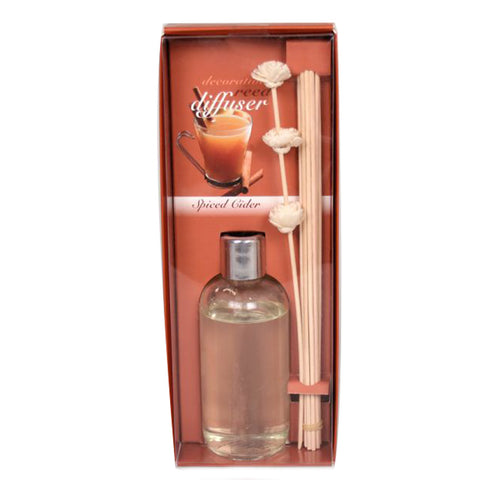 Decorative Spiced Cider Oil Diffuser with Reeds - 7 ounces - Jodhshop
