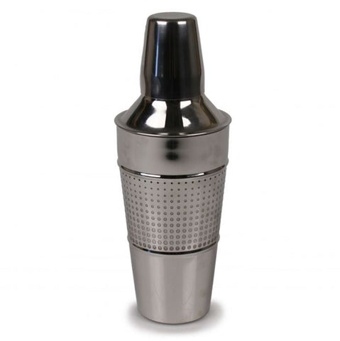 Stainless Steel Cocktail Shaker with Dot Accent - 28 oz - Jodhpuri Online