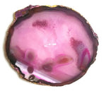 Magenta Agate Platter with Gold Foil - 6 to 8 inches - Jodhpuri Online