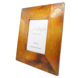 Copper Picture Frame with Hammered Corners - 5 x 7 inches - Jodhshop