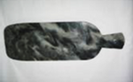 47059-OT: Cheese Board Grey Marble with Handle