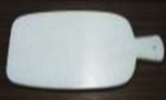 47062-OT: Cheese Board White Marble with Handle