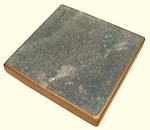 50064: Black Marble Square Coasters with Gold Rim - Set of 4 - Jodhshop