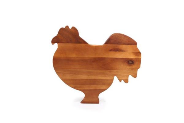 Wooden chicken cutting board