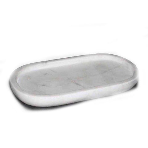 Oval Marble Tray - 14 x 7 x 1 inches - Jodhshop
