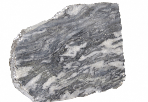Grey Marble Platter Irregular Edge with Silver Foil - 6 to 8 inches - Jodhpuri Online
