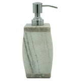 Marble Soap Dispenser with Stowe Slate Finish - 2.75 x 2.75 x 5 inches - Jodhshop