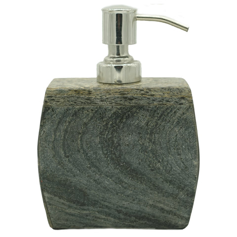 Marble Soap Dispenser with Dover Slate Finish - Jodhshop