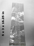 Cellophane Bags 5 x 3 x 16.25 (Pack of 500 or 1000)