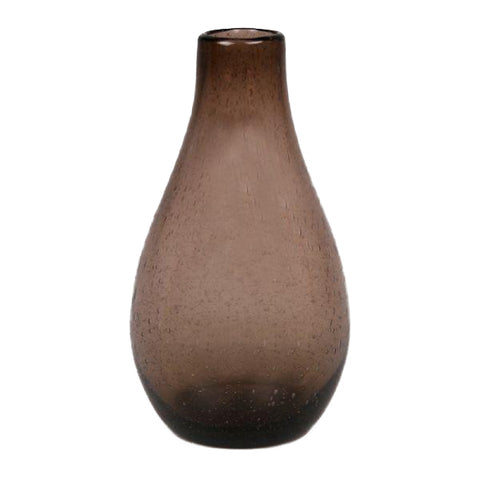 Brown Translucent Bubble Vase - 3.5 x 6.5 inches - Jodhshop