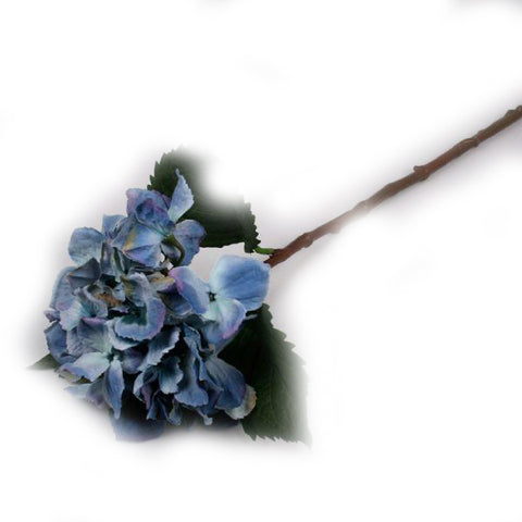 "Cotton Blue" Hydrangea Artificial Floral Stems - Jodhshop